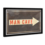 Wynwood Studio // Man Cave Sign (Black Frame)