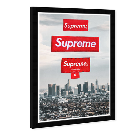 Wynwood Studio // Labels Skyline (Black Frame)