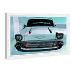 Wynwood Studio // Vintage Turquoise Car (Black Frame)