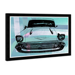 Wynwood Studio // Vintage Turquoise Car (Black Frame)