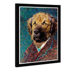 Wynwood Studio // Dog Van Gogh (Black Frame)