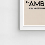 Wynwood Studio // Ambition Stripes (Black Frame)