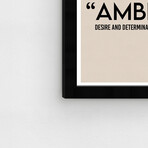 Wynwood Studio // Ambition Stripes (Black Frame)