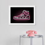 Wynwood Studio // Neon Pink Sneaker (Black Frame)