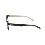 Men's SF2849 Optical Frames // Dark Green + Beige