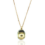 Superoro // 18K Rose Gold Prasiolite Necklace // 20" // New