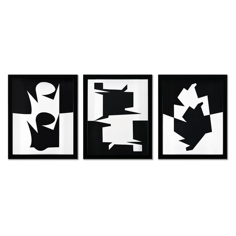 Ontil, Uzok, et Imbituba de la serie Etres Ou Fantomes (Triptych)