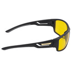 Aquarius Polarized Sunglasses // Black Frame + Yellow Lens