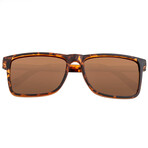 Caelum Polarized Sunglasses // Tortoise Frame + Brown Lens
