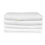 Everplush // Diamond Jacquard 4 Piece Hand Towel Set (Khaki)