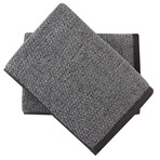 Everplush // Diamond Jacquard Towels Bath Towel // Set of 2