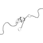 Pasquale Bruni // 70 Queen 18k White Gold Diamond + Onyx Necklace // 16.5" // Store Display