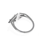 Messika // Thea Toi & Moi 18k White Gold Diamond Ring // Ring Size: 6.25 // Store Display