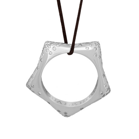 Pasquale Bruni // Metafore 18k White Gold Diamond Pendant Necklace // 30.5" // Store Display