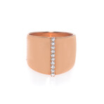 Messika // Kate 18k Rose Gold Diamond Ring // Ring Size: 6 // Store Display