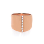 Messika // Kate 18k Rose Gold Diamond Ring // Ring Size: 6.25 // Store Display