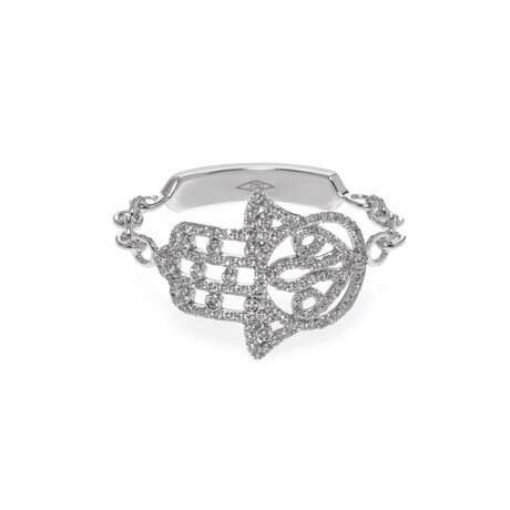 Messika // Faith 18k White Gold Diamond Ring // Ring Size: 6.5 // Store Display