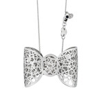 Pasquale Bruni // Ooh La' La'! 18k White Gold Diamond + Sapphire Necklace // 12"-14.5" // Store Display