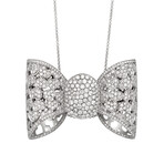 Pasquale Bruni // Ooh La' La'! 18k White Gold Diamond + Sapphire Necklace // 12"-14.5" // Store Display