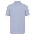 James Short Sleeve Polo // Blue (S)