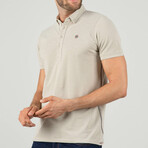 Grayson Short Sleeve Polo // Beige (XL)