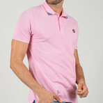 Noah Short Sleeve Polo // Pink (3XL)