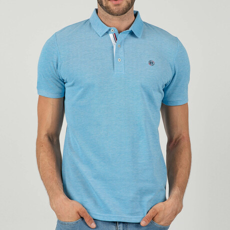 Lucas Short Sleeve Polo // Turquoise (S)