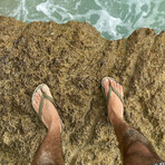 GUDO Flip Flops // Seaweed Green (Men's Size 7 // Women's Size 9)