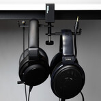 Dual Suspension Headphone Hanger (Black)