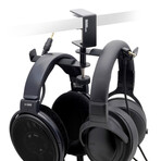 Dual Suspension Headphone Hanger (Black)
