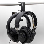 Dual Suspension Headphone Hanger (Black)