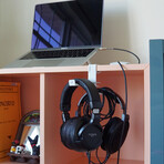 Dual Suspension Headphone Hanger (Black)