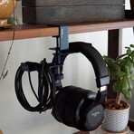Dual Suspension Headphone Hanger (Black)