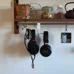 Dual Suspension Headphone Hanger (Black)