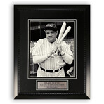 Babe Ruth // New York Yankees // Unsigned Photograph + Framed