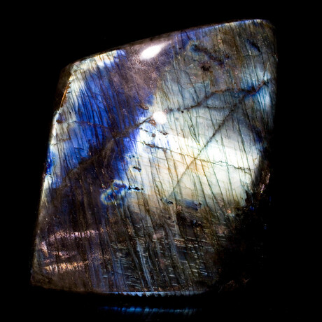 Polished Naturally Iridescent Labradorite Freeform v4