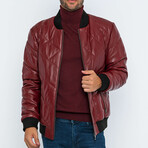 Trent Leather Jacket // Bordeaux (2XL)