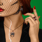 Marvel X RockLove // Black Widow Spider Earrings