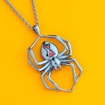 Marvel X RockLove // Black Widow Spider Necklace