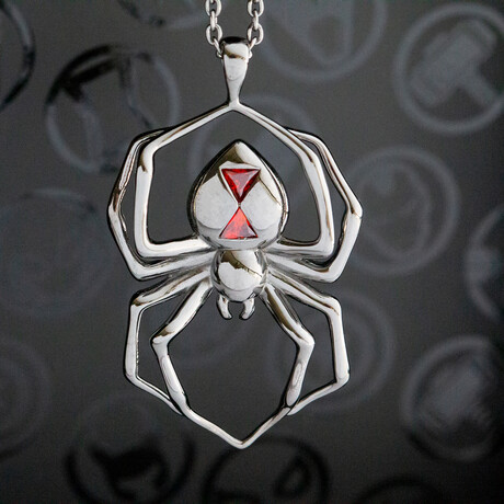 Marvel X RockLove // Black Widow Spider Necklace