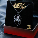 Marvel X RockLove // Black Widow Spider Necklace