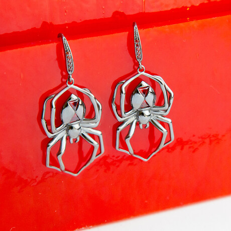 Marvel X RockLove // Black Widow Spider Earrings