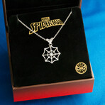 Marvel X RockLove // Spider-Man Web Necklace