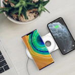 2Tango Dual Fast Wireless Charger // White