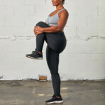 Women's Full Length Leggings // Black (XL)