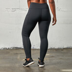 Women's Full Length Leggings // Black (XL)