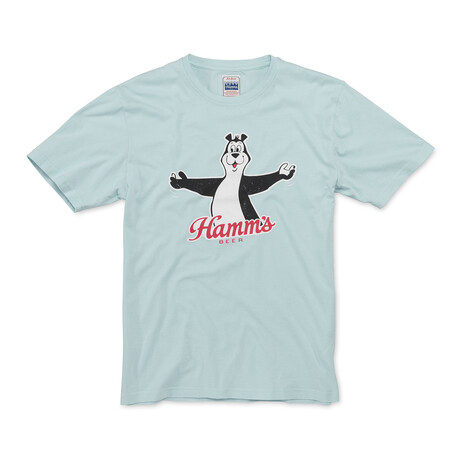 Brass Tacks Hamms Logo Tee // Corydalis Blue (S)