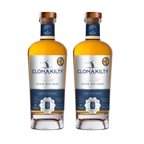 Clonakilty // Double Oak Finish Irish Whiskey // Set of 2 // 750 ml Each