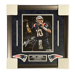 Mac Jones // New England Patriots // Signed Photograph + Framed // Limited Edition #1/10