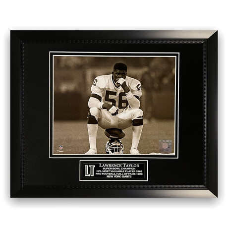 Lawrence Taylor // New York Giants // Unsigned Photograph + Framed